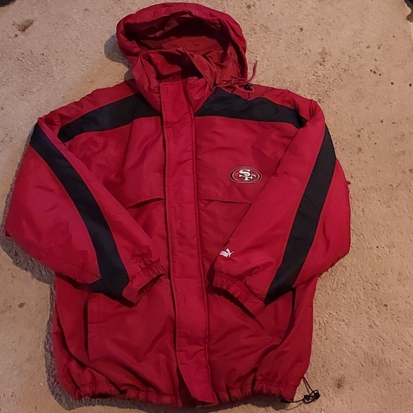 Puma San Francisco 49ers Hooded Jacket L